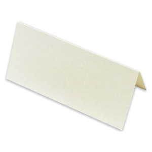 RÖSSLER Tischkarte Paperado - 10 x 10 cm, 250 g/qm, candle light metallic