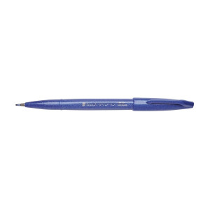 PENTEL Kalligrafiestift Sign Pen Brush - Pinselspitze, blau