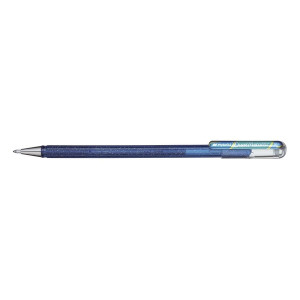 PENTEL Gelschreiber Hybrid Dual Glitter - 0,5 mm, blau/metallic grün