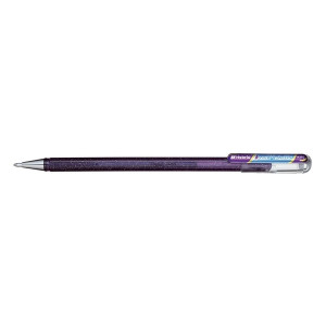 PENTEL Gelschreiber Hybrid Dual Glitter - 0,5 mm, violett/metallic blau