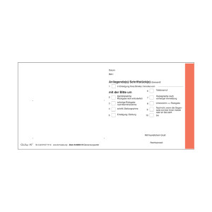 Übersendungszettel mit Grußformel "Rechtsanwalt" 100er Pack