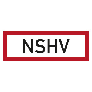 Feuerwehrzeichen NSHV DIN 4066