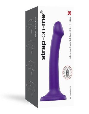 Strap-On-Me Gode Double Densité, Semi-Réaliste S Violet