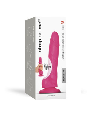 Strap-On-Me Sliding Skin Réaliste Dildo Rose Taille S