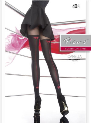 Fiore Canella Collants 40 DEN - Noir Noir