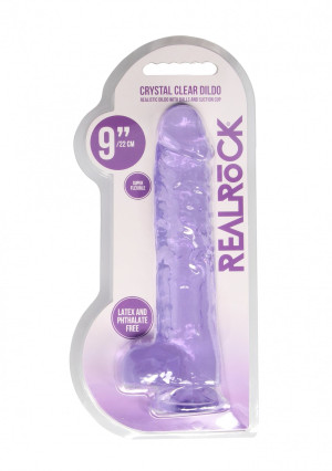 RealRock Gode Jelly Réaliste 22cm Violet