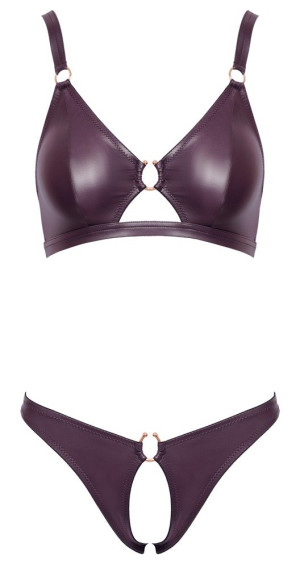 Cottelli LINGERIE Ensemble wetlook violet Violet