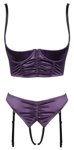 Cottelli LINGERIE Ensemble Satin Stretch Violet