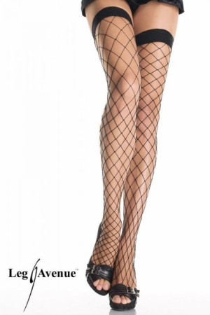 Leg Avenue Bas Mailles Jambes Fantaisie 9014 Rouge