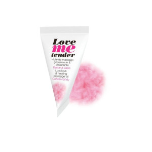 Love to Love Berlingot Huile de Massage Chauffante Barbe à Papa - Love Me Tender - 10 ml
