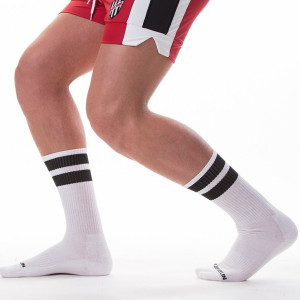 Barcode Berlin Chaussettes Gym Socks Blanc-Noir