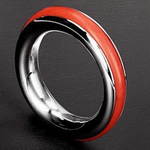 Triune Anneau pénien Cazzo rouge