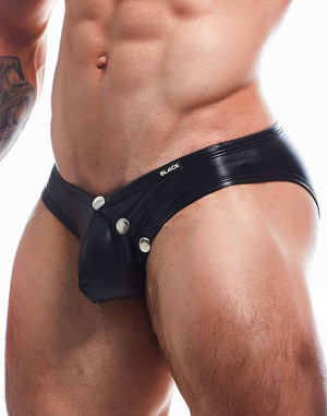 CUT4MEN Slip Ergonomique Snap - Noir
