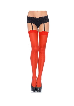 Leg Avenue Bas classiques 1001 Rouges Rouge