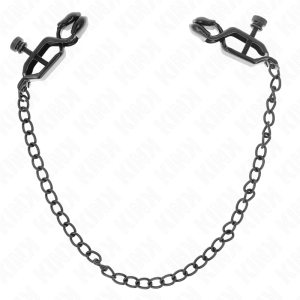KINK NIPPLE GRIP pinces à tétons chaîne plate noir 30 cm