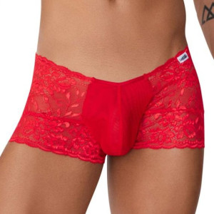 CandyMan Shorty en Dentelle Veno Rouge Rouge