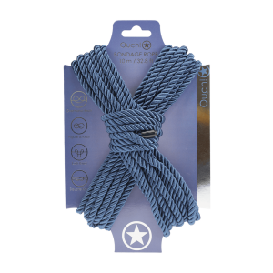 Ouch Corde Polyester Bondage - 10 m - Navy Bleu