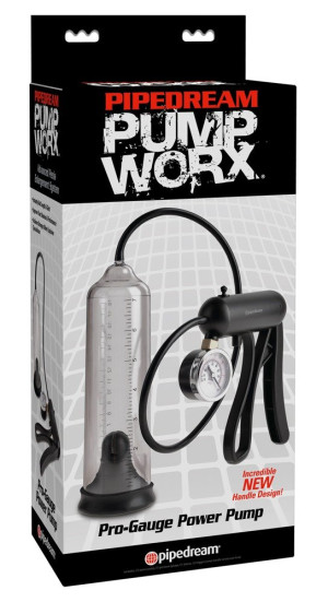 Pump Worx Pompe à pénis Pro-Gauge avec manette