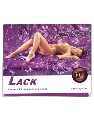 Fetish Collection Drap en vinyle pour jeux érotiques 200 x 230 cm