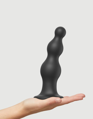 Strap-On-Me Plug anal BEADS Noir XXL