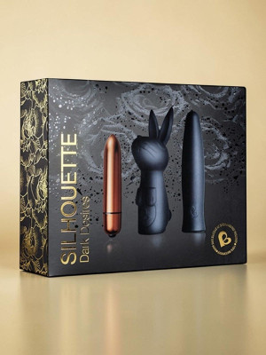 Rocks-Off Kit vibromasseur bullet avec deux manchons en silicone doux