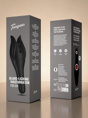 Teazers Masturbateur puissant avec stimulation par succion et léchage