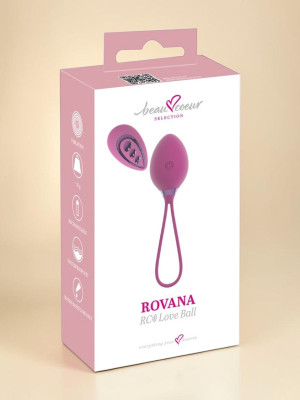 beau coeur Boule de geisha vibrante rechargeable en silicone doux