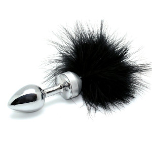 Rimba Plug Noir avec plumes (UNISEX)