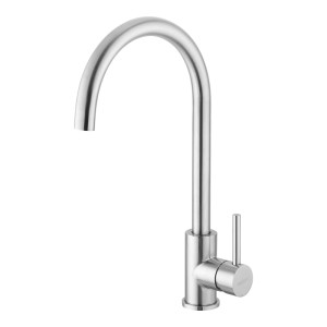 Higold 980106 konyhai csaptelep, kerámiabetét, Szálcsiszolt Inox