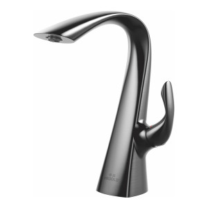 Higold BW1 fürdőszobai csaptelep magas, Gunmetal, antracit, szálcsiszolt