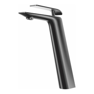 Higold BW2 fürdőszobai csaptelep magas, Gunmetal, antracit, szálcsiszolt