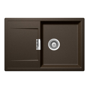 Schock Mono D-100 konyhai mosogatótálca Cristadur Bronze 765 x 510 mm, gránit kompozit, megfordítható, hagyományos beépítés, bronzbarna