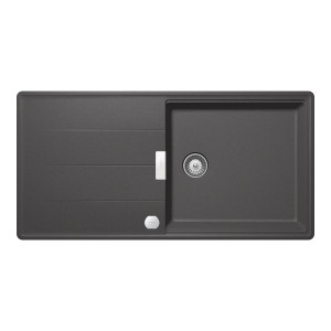 Schock Tia D-100L konyhai mosogatótálca Cristadur Stone 1000 x 500 mm lefolyó távműködtetővel, gránit kompozit, megfordítható, hagyományos beépítés, p