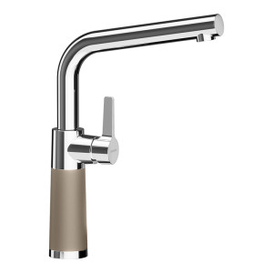 Schock SC-540 konyhai csaptelep Cristadur Twilight, gránit hatás, kerámiabetét, taupe szürke