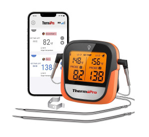 Termometr do żywności z 2 sondami ThermoPro TP-902 Bluetooth