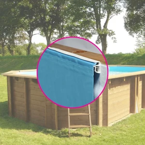 Liner pour piscine bois Sunbay octogonale allongée - Safran - 6,37 x 4,12 x h1,33m