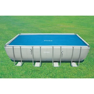 Bâche à bulles pour piscine Intex rectangulaire - Piscine rectangulaire 9,75 x 4,88m gris renforcé