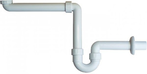 Geberit Raumsparsiphon für Waschbecken horizontal 5/4''x40 mm