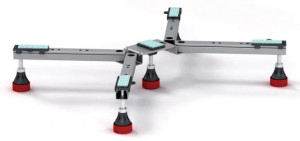 MEPA Duschwannenfuß extra flach BW-5 SF für Stahl- und Acryl Duschwannen