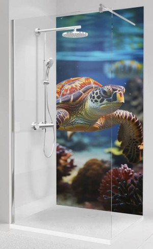 Schulte DecoDesign Duschrückwand Foto 2100x900 mm Schildkröte