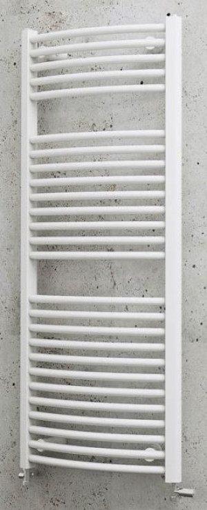 Schulte Design Badheizkörper München rund alpinweiß 1215x500 (Höhe x Breite)