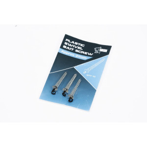 Nash Plastic Swivel Bait Screw 10Stk. 8mm