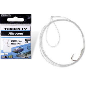 Zebco Allround Haken 70cm 8Stk #8 0,25mm