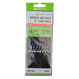 Korum Spiked Method Hair Rigs Barbed 4''