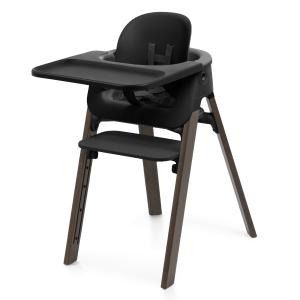 Stokke Steps Seggiolone Black Warm Brown Black - Warm Brown