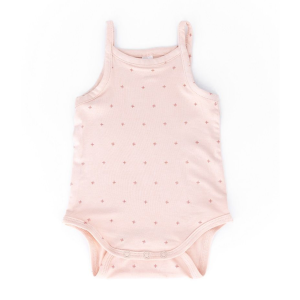 Bamboom Body Canottiera Spalline Sottili Logo Fiore 9-12M 9-12M