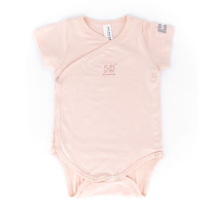 Bamboom Body Neonato Maniche Corte Rosa 9-12 M 9-12 M