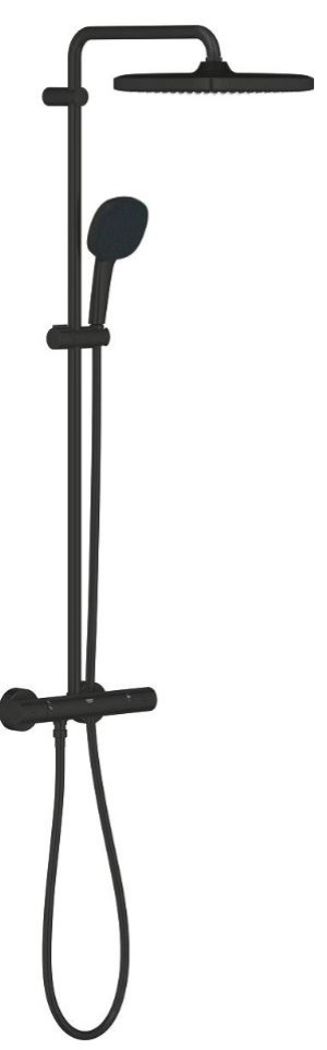 Grohe Tempesta System 250 Cube system prysznicowy z termostatem do montażu ściennego 266892431