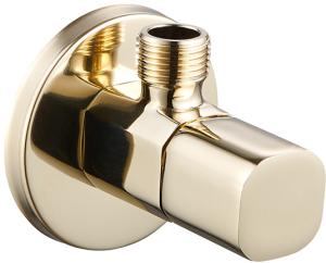Emporia zawór kątowy z mosiądzu, 1/2×3/8 złoty HF811-G