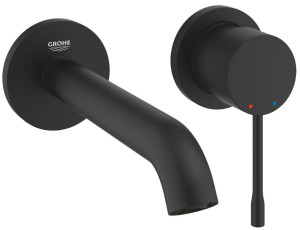Grohe Essence bateria umywalkowa 2-otworowa podtynkowa phantom black 29192KF1